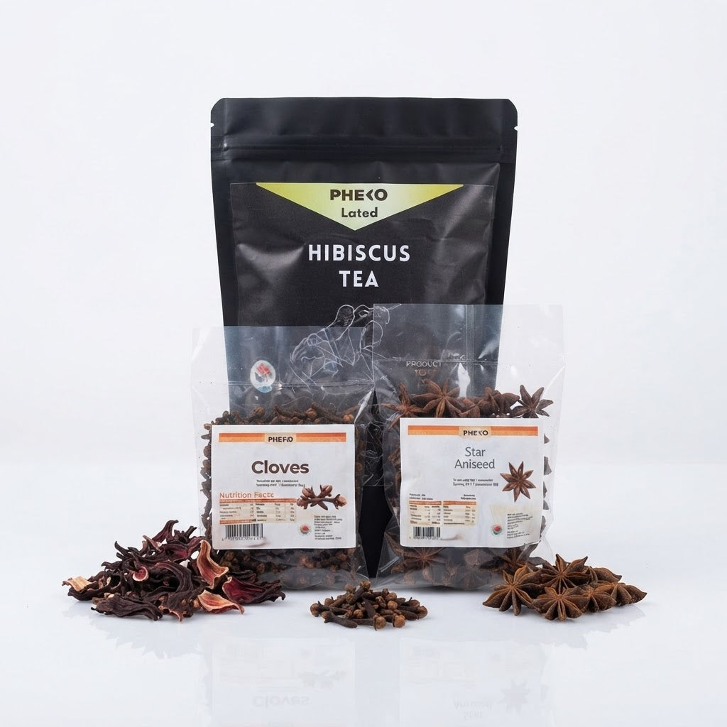 Hibiscus, Cloves and Star Aniseed Tea Combo